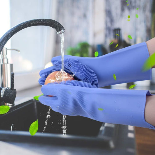 Silicon Washing Gloves High Quality Big Size