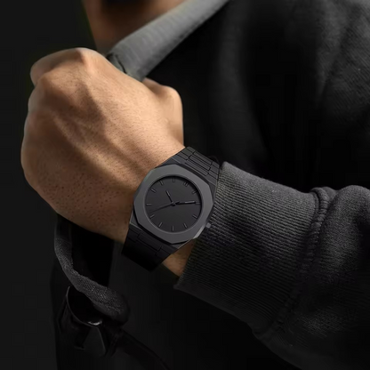 Black Arabic Aura Watch for Men & Women