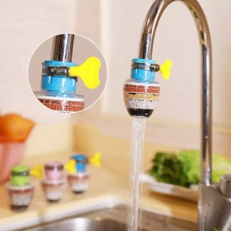 5 Layer Fan Faucet For Kitchen | Anti Splash Water Saving Shower Head Purifier 6 Layer Filter Cartridge For Kitchen